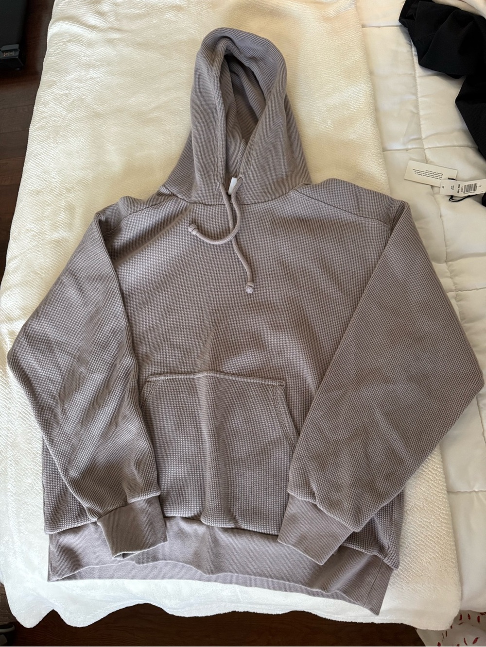 Aritzia waffle hoodie